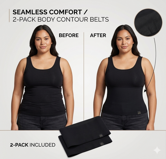 seamless tummy belt ( SET OF 2)