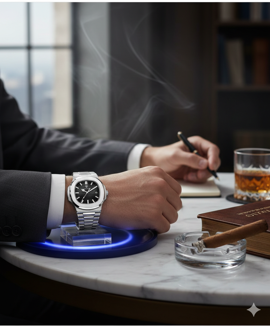 Poedagar Men's Luxury Quartz Watch \ Stainless Steel and Luminous